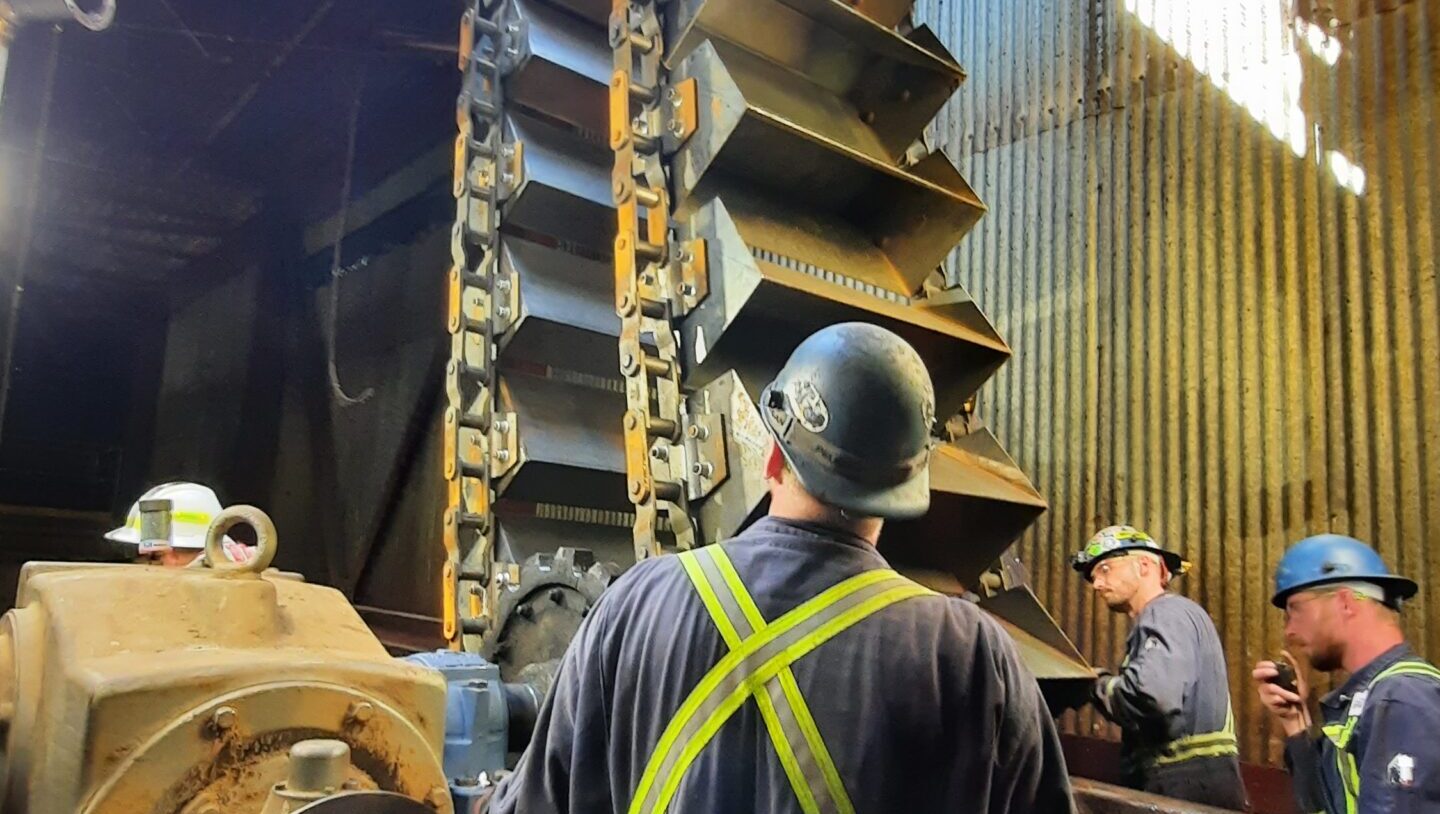 Bucket elevator mechanical services.